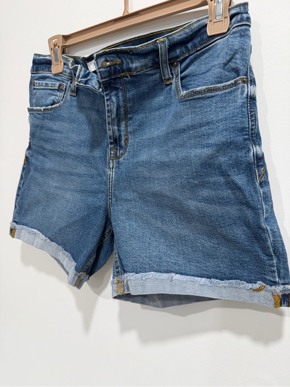 Kensie Medium Blue Denim Jean Shorts